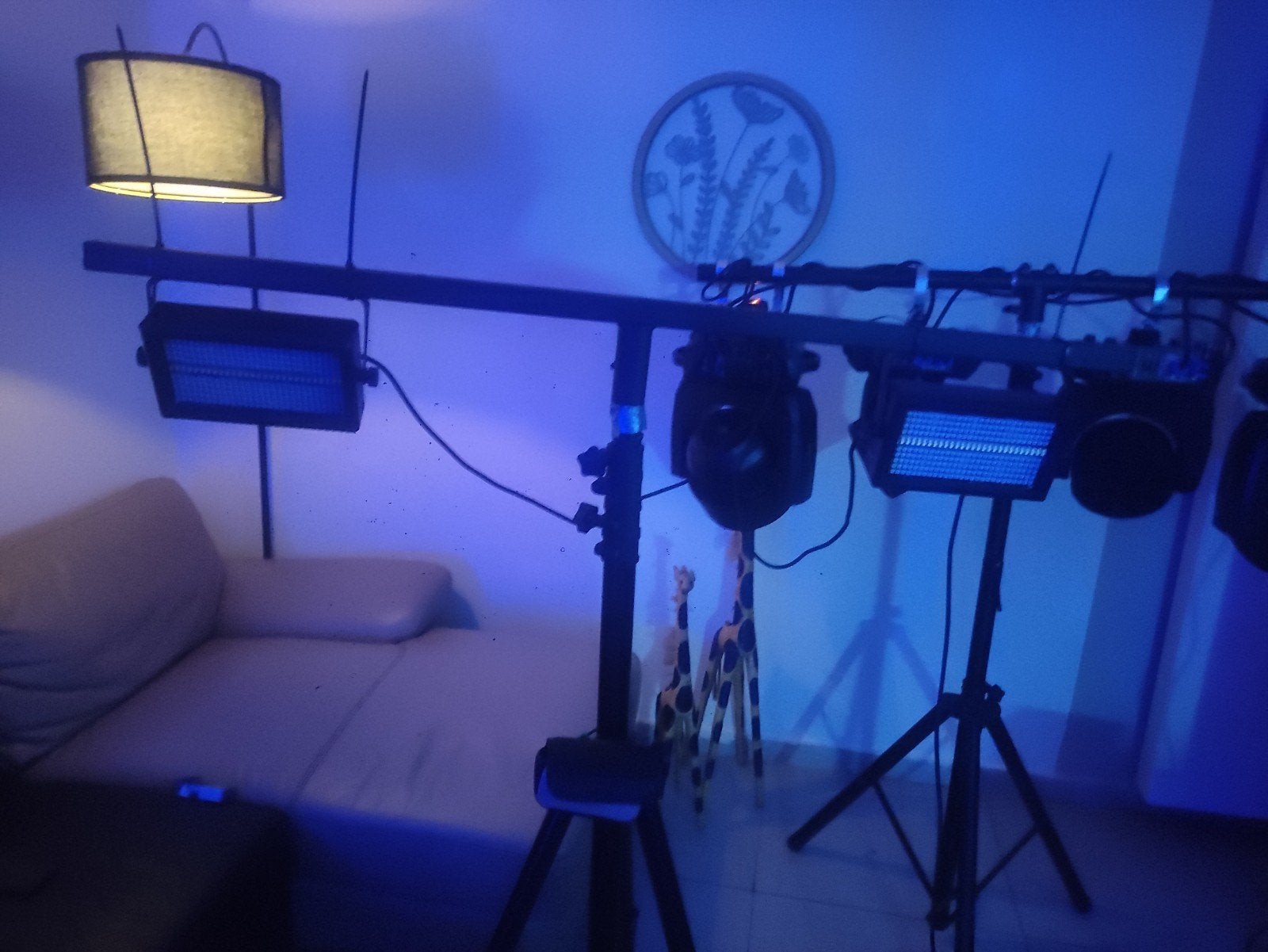 4 in 1 lampen krachtig dmx auto sound, Ophalen of Verzenden