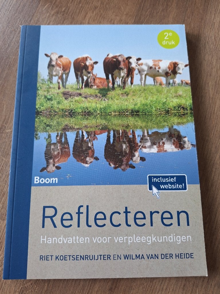 Reflecteren handvatten voor verpleegkundigen, Boeken, Studieboeken en Cursussen, Ophalen of Verzenden, Zo goed als nieuw