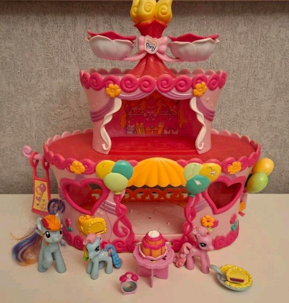 My little pony : ponyville mini party cake speelset, Kinderen en Baby's, Speelgoed | My Little Pony, Ophalen of Verzenden