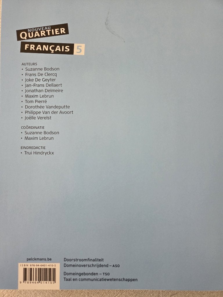 Quartier Français 5, Boeken, Frans, ASO, Nieuw, Ophalen of Verzenden
