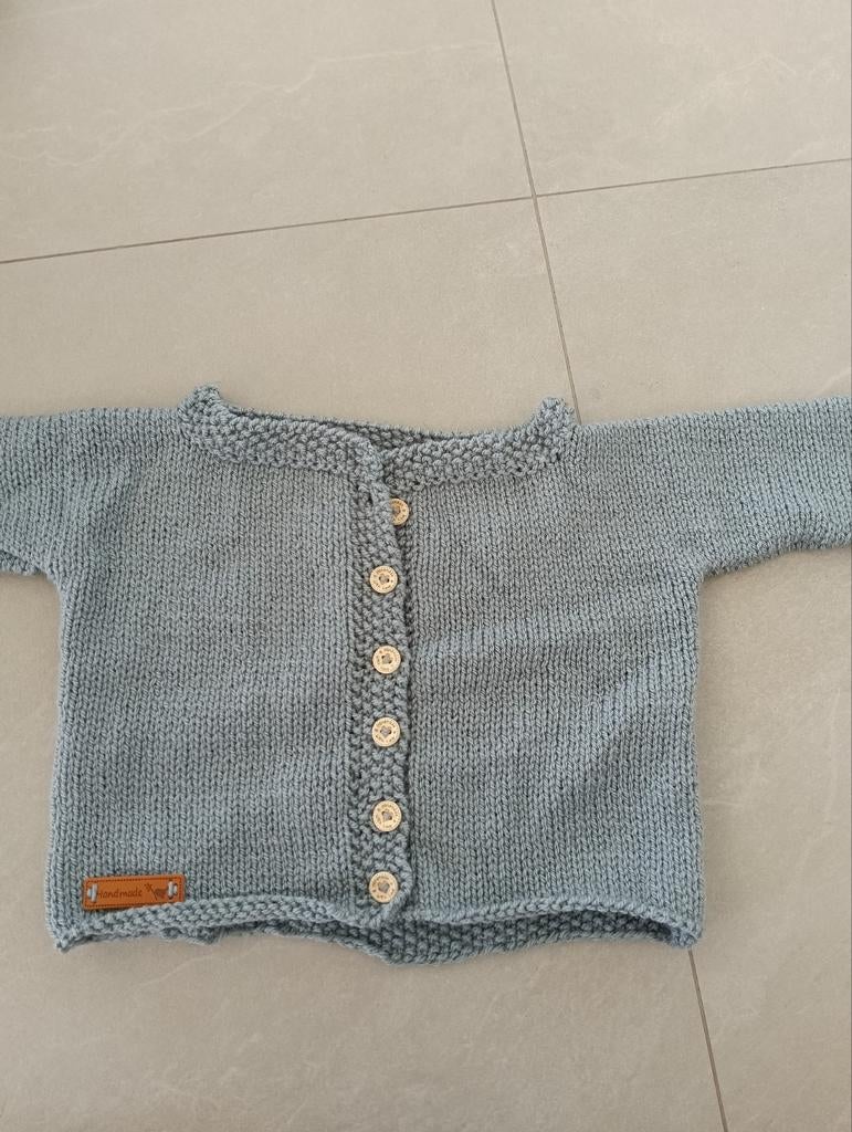 Gilet bleu-gris, Enfants & Bébés, Vêtements de bébé | Taille 50, Enlèvement