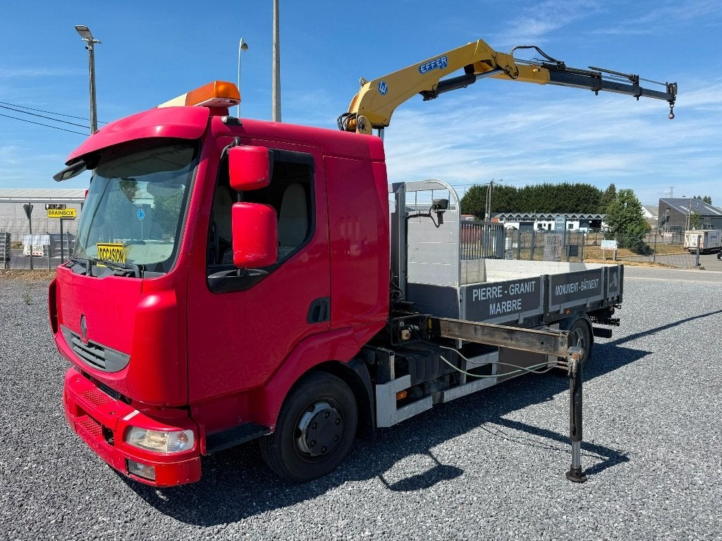 Renault Midlum *Grue Effer 62-3S* 4X2, Auto's, Testrit aan huis, Renault, Grijs, 2 deurs
