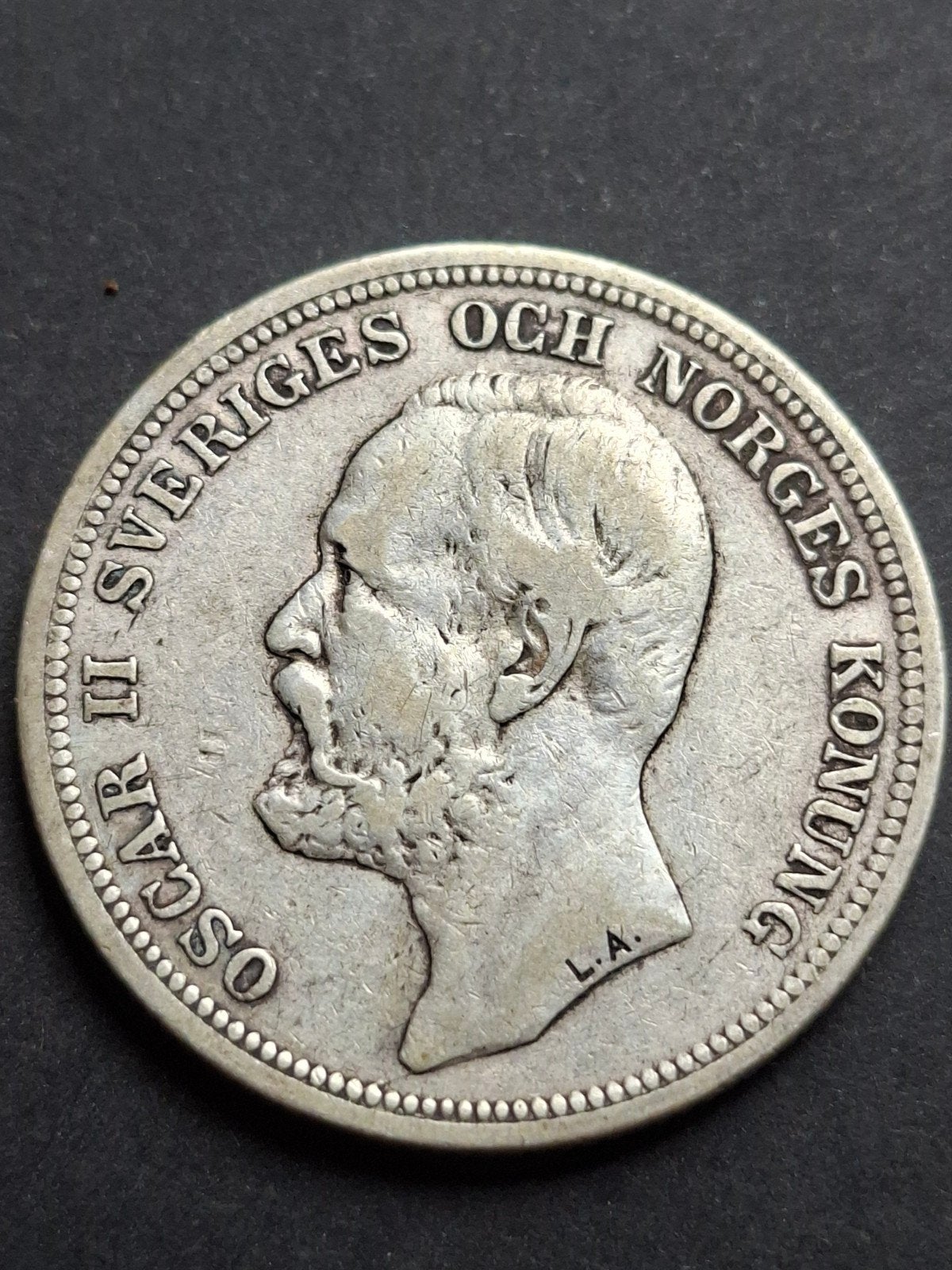 2 couronnes en argent 1900. Suède, Timbres & Monnaies, Enlèvement ou Envoi, Argent