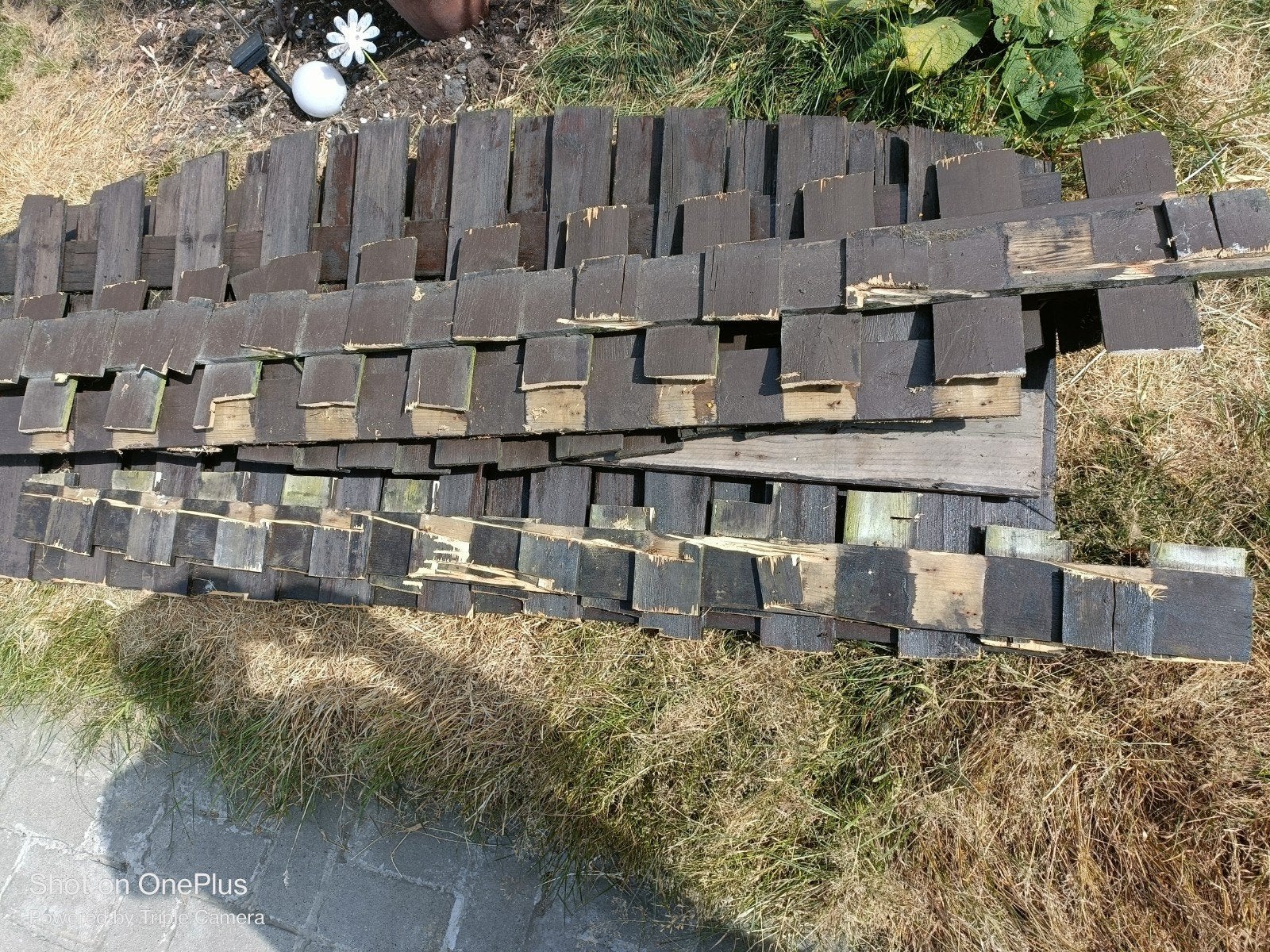 Chute de bois de clôture en meranti gratuit, Jardin & Terrasse, Traverses & Bordures, Bois