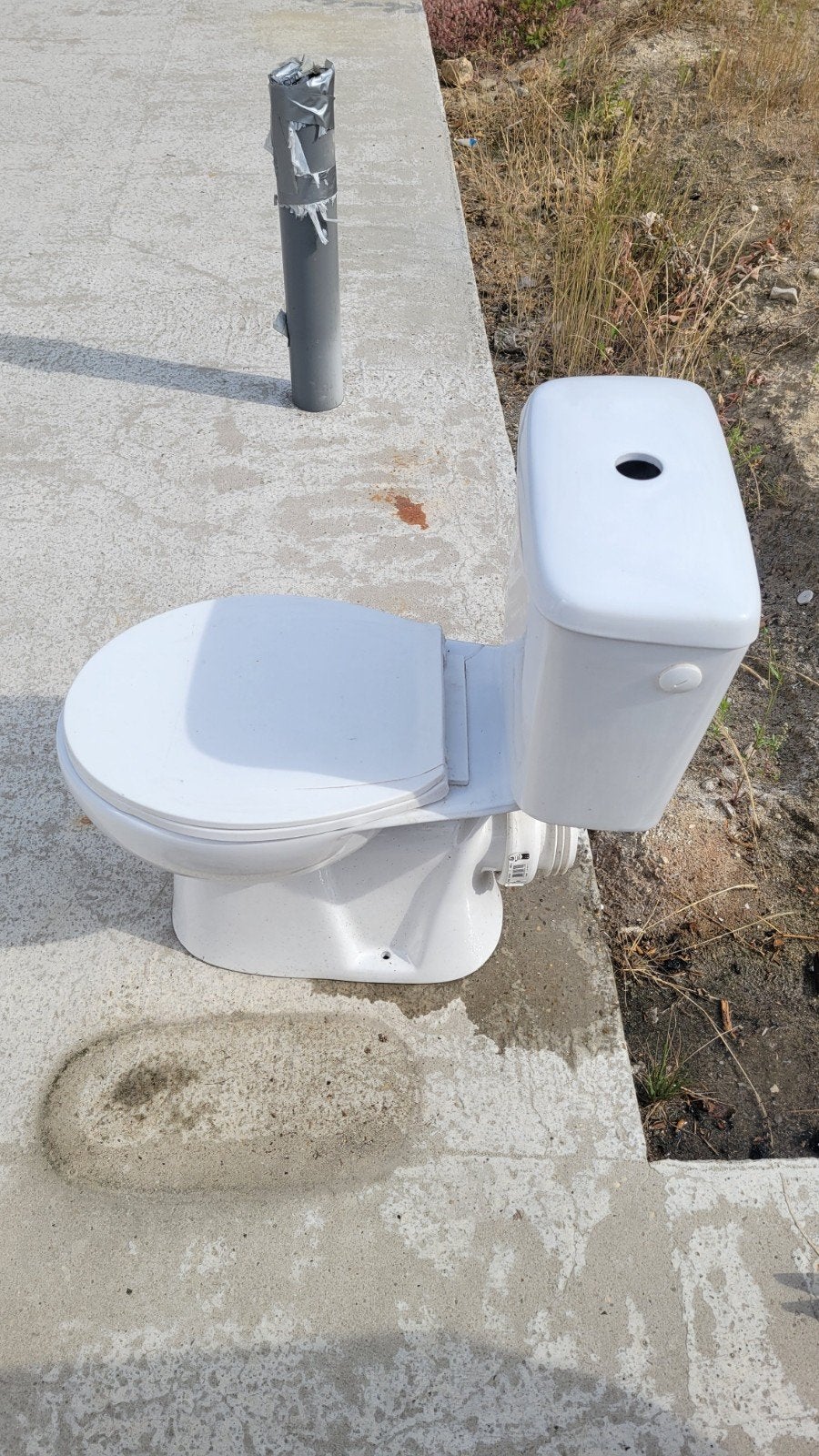 Vrijstaand wc, Ophalen, Zo goed als nieuw, Steen, Toilet