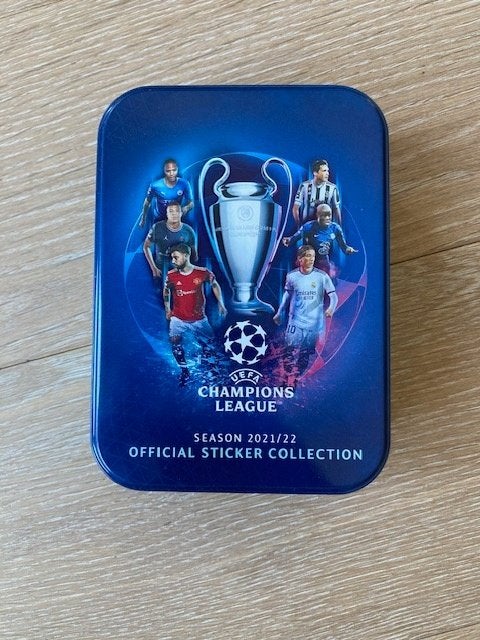 Opbergdoosje Topps Champions League 2021/2022, Ophalen of Verzenden, Nieuw, Meerdere stickers