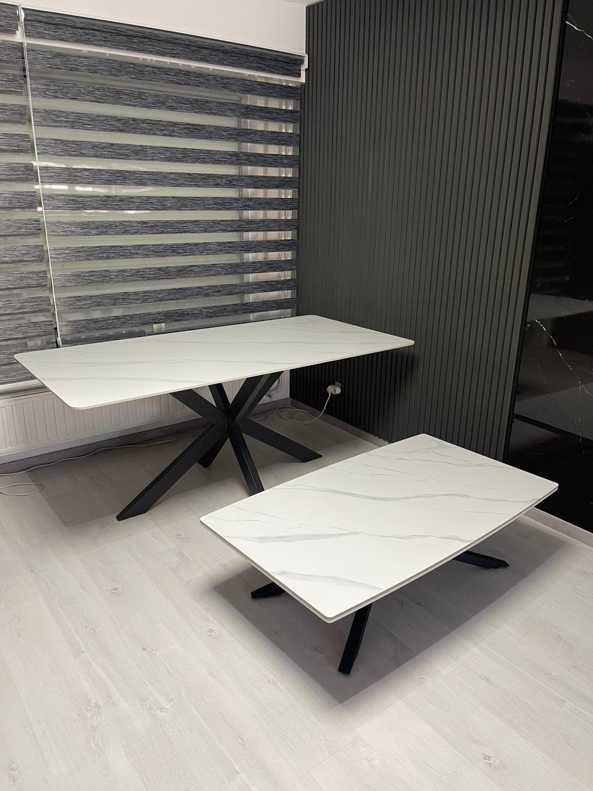 Eettafels + salontafel keramische, Huis en Inrichting, Tafels | Eettafels, Ophalen, Zo goed als nieuw