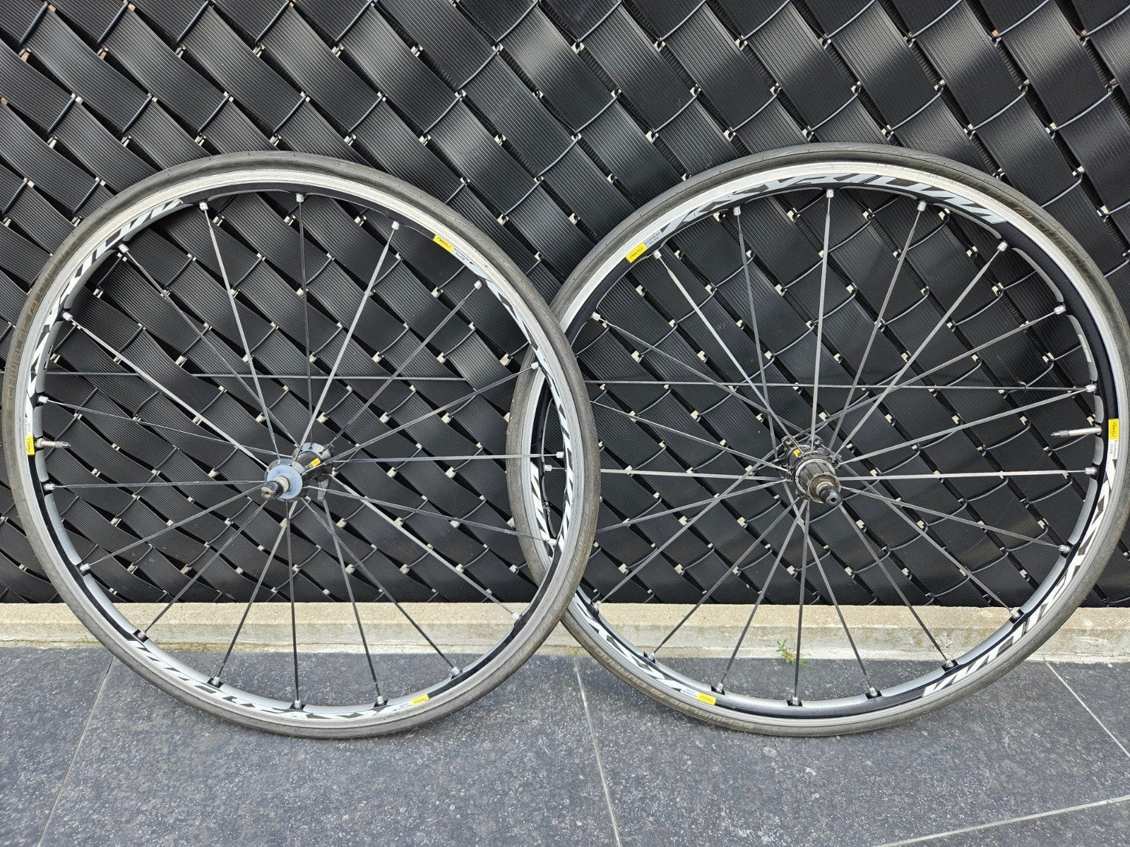 Mavic Ksyrium Elite Wielset (Velgrem)
​, Sport en Fitness, Wielrennen, Ophalen of Verzenden, Gebruikt