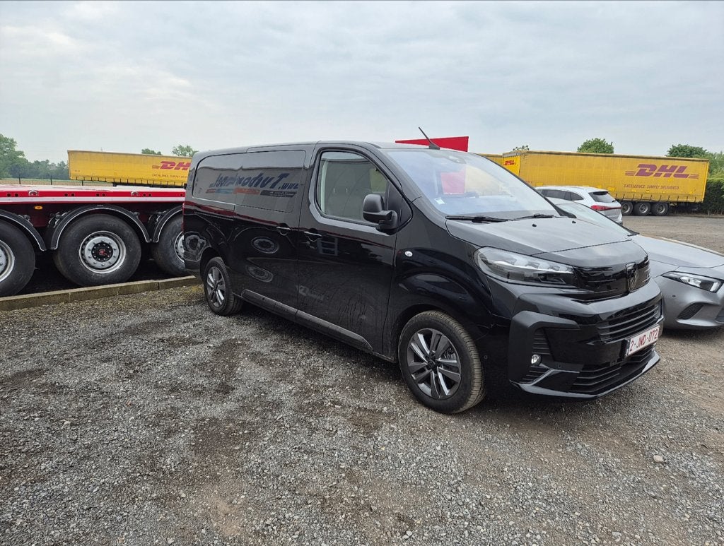 LEASING Peugeot Expert Double cabine 5 places  LUXURY, Autos, Cuir, Achat, Entretenue par le concessionnaire, Noir