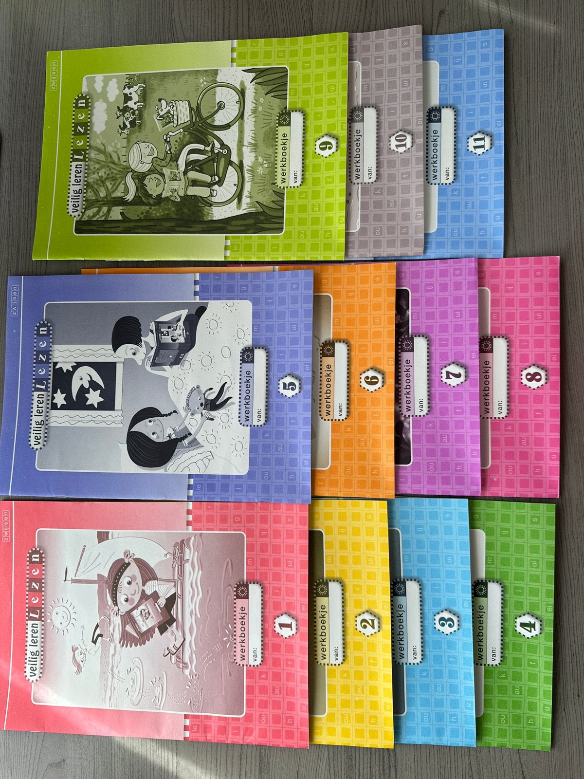 Veilig leren lezen zon-versie werkboeken, Boeken, Ophalen, Zo goed als nieuw