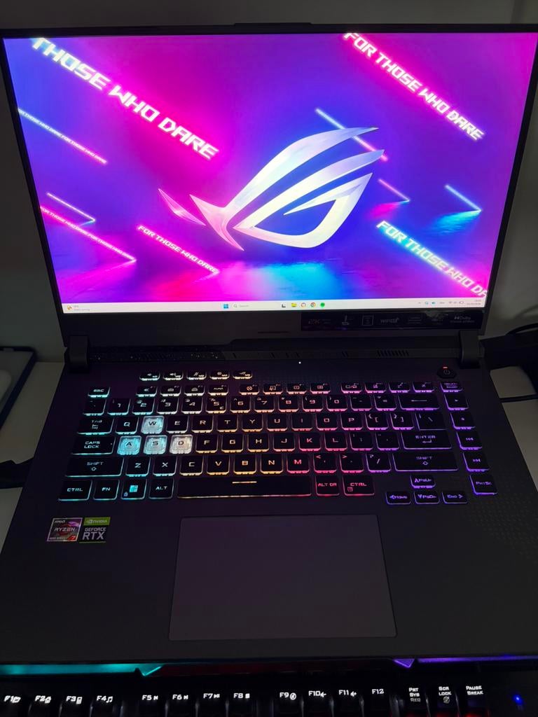 Asus Rog | AMD Ryzen 7 6800H | NVIDIA GeForce RTX 3060, Computers en Software, Met videokaart, 15 inch, Ophalen of Verzenden, Zo goed als nieuw
