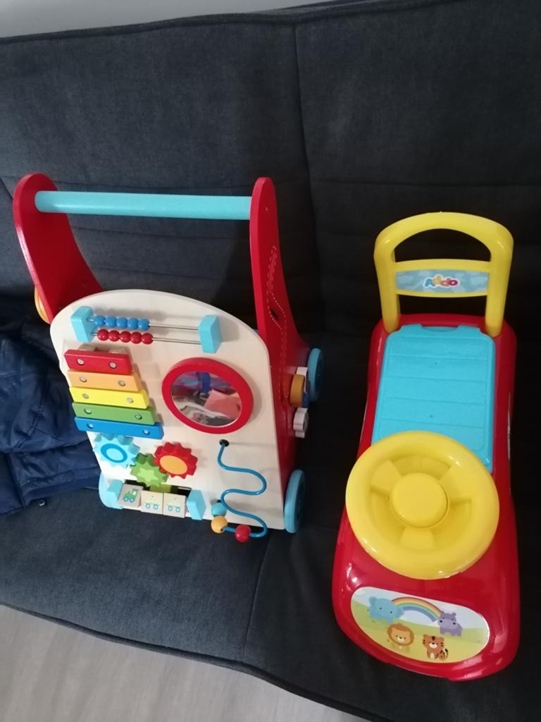Looprek en loopauto, Kinderen en Baby's, Ophalen, Zo goed als nieuw