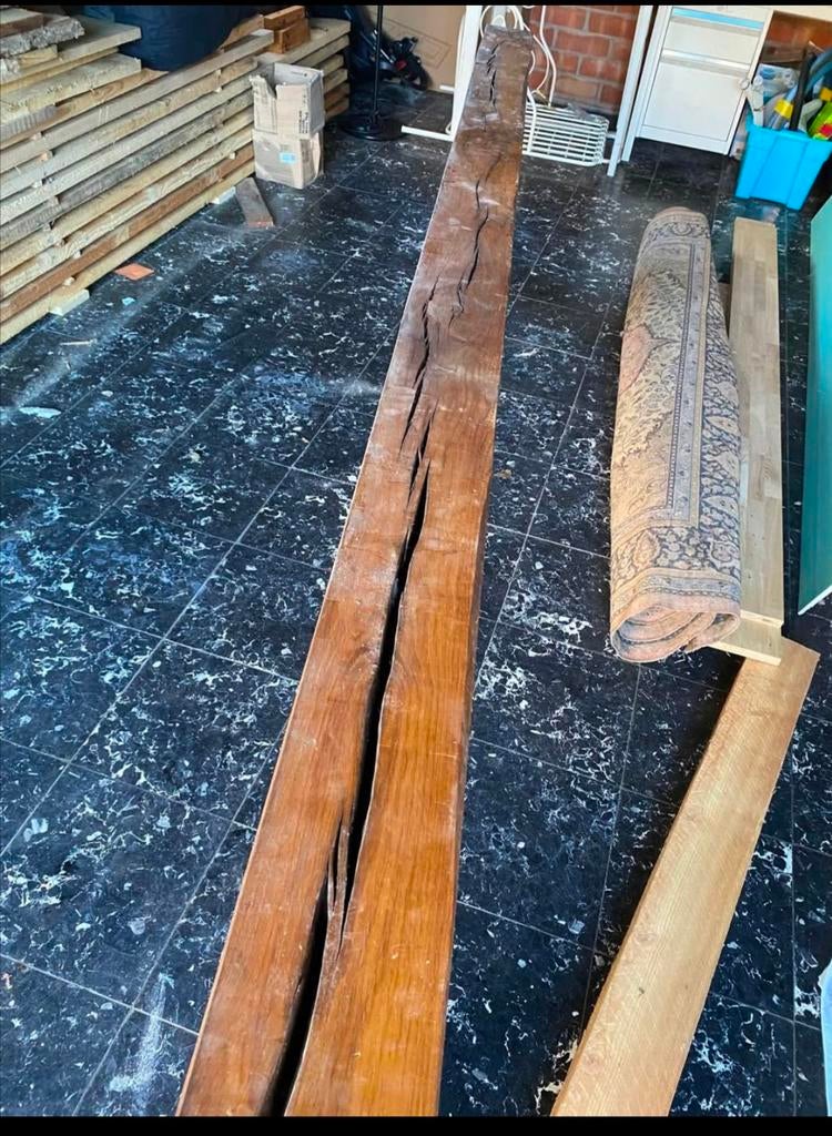 Houten balk, Doe-het-zelf en Bouw, Hout en Planken, Ophalen, Balk