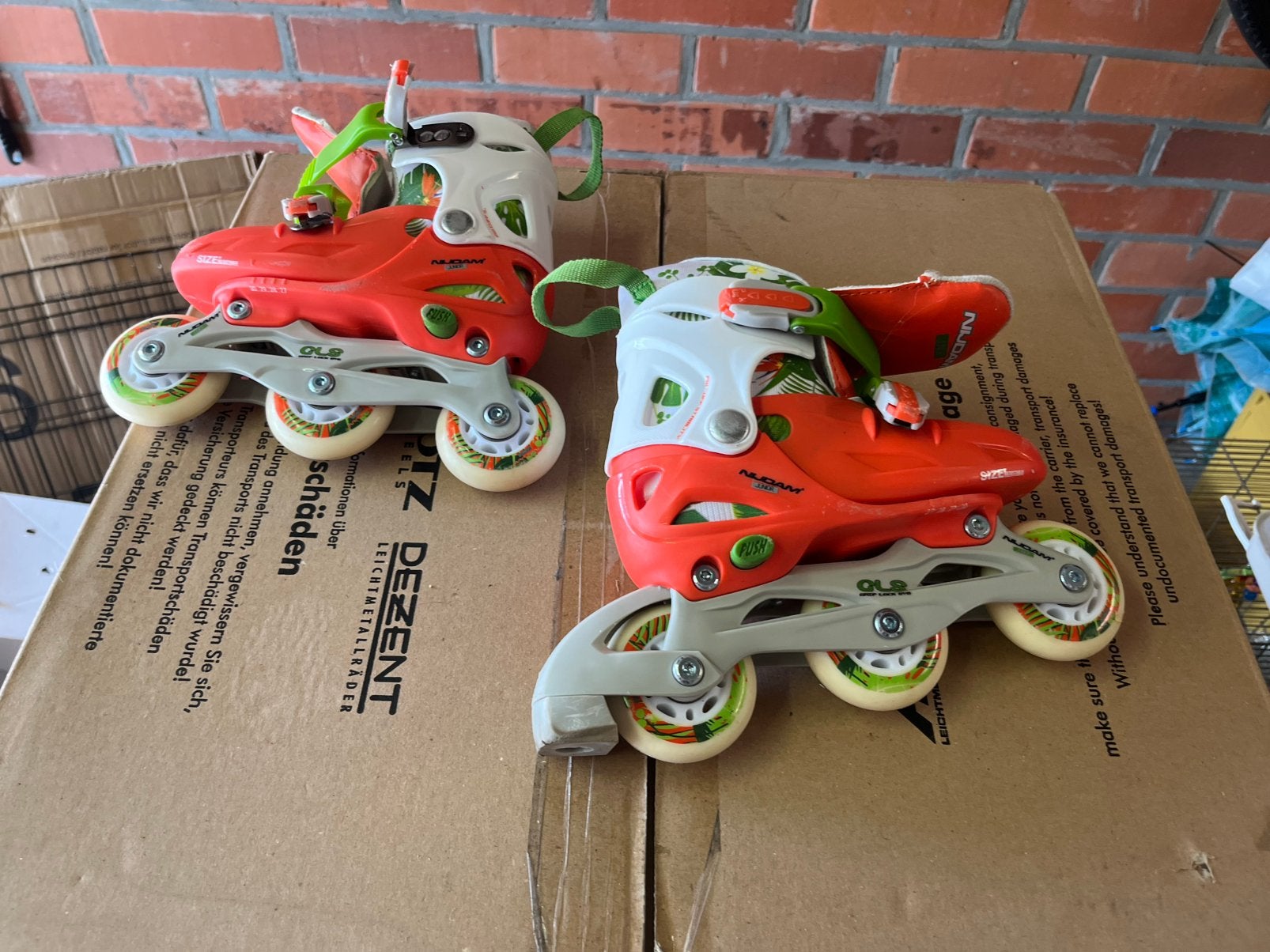 Patins à roues alignées, Rollers 4 roues en ligne, Réglable, Enlèvement, Utilisé