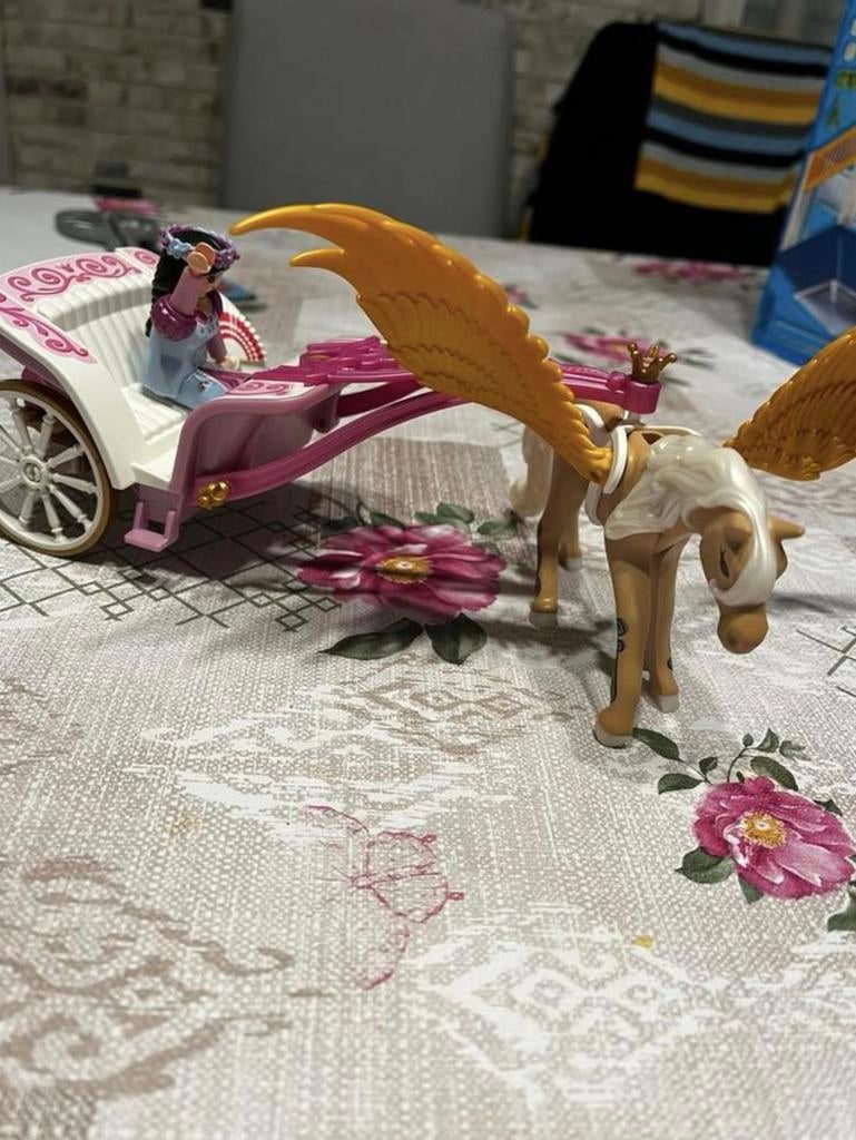 Playmobile pegasus met koets 5143, Enfants & Bébés, Jouets | Playmobil, Enlèvement, Utilisé, Playmobil en vrac