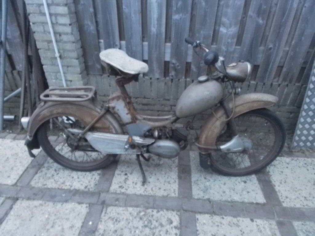 Simson sr2 ddr, Ophalen, Klasse B (45 km/u), 2 versnellingen, 50 cc