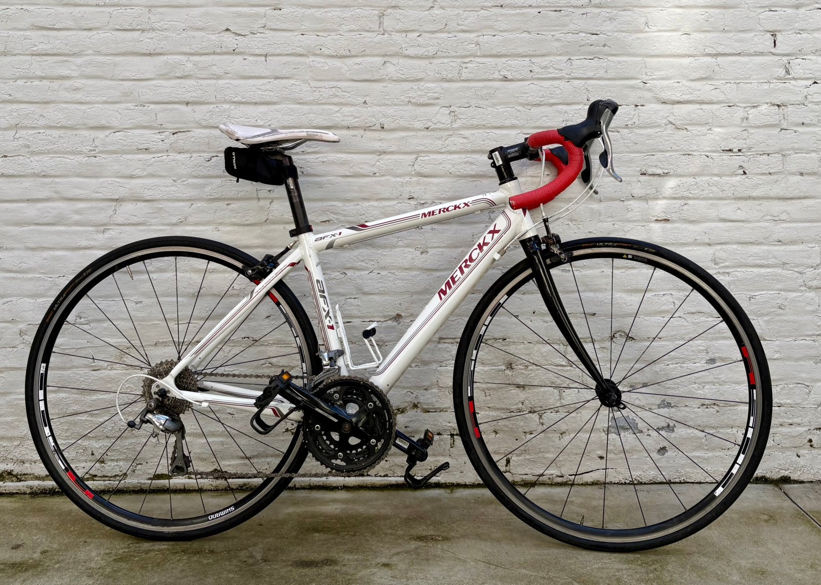 Koersfiets dames, Fietsen en Brommers, 28 inch, Gebruikt, Velgrem, Aluminium