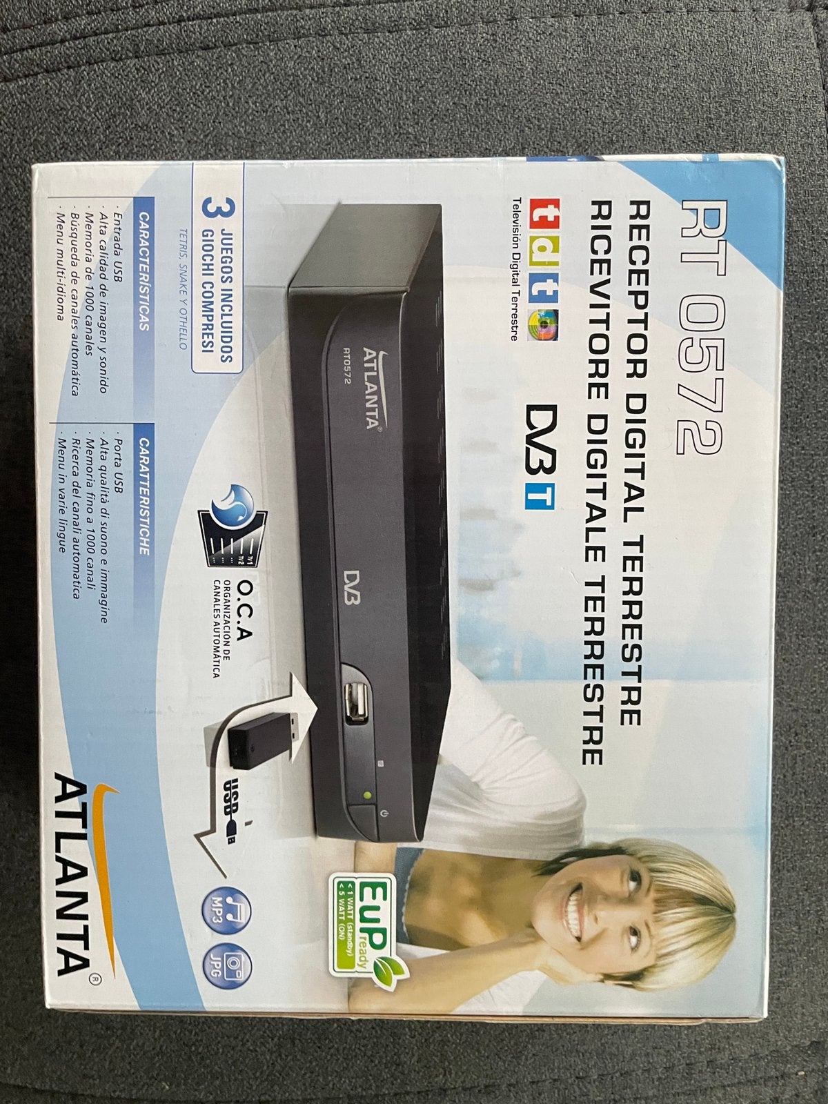 Récepteur TNT Atlanta RT0572, Enlèvement ou Envoi, Comme neuf