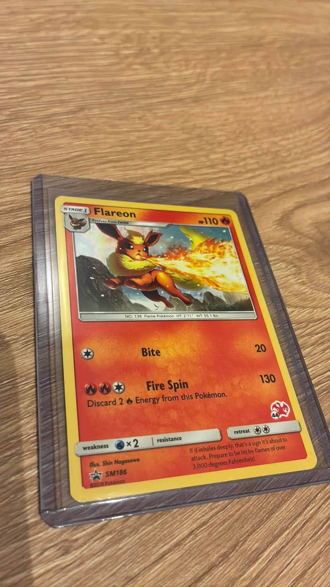 Flareon #SM186 - Promos Sun & Moon - Pokemon, Enlèvement ou Envoi, Comme neuf, Plusieurs cartes
