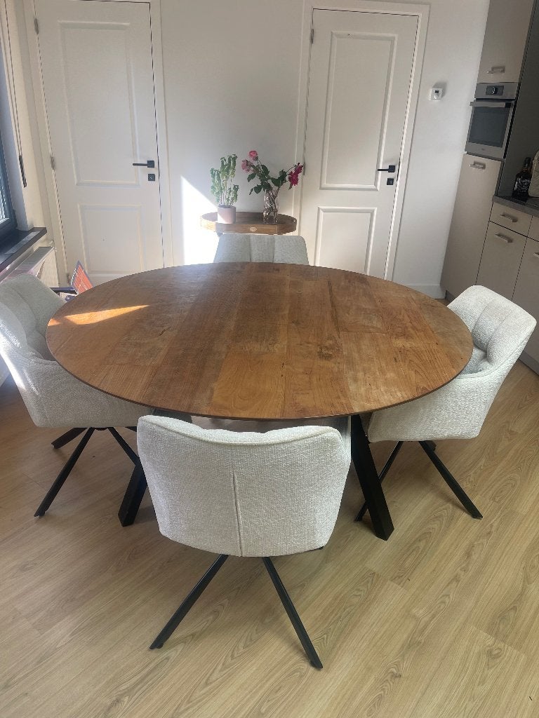 Eettafel juntoo, Ophalen, Zo goed als nieuw, 100 tot 150 cm, 100 tot 150 cm
