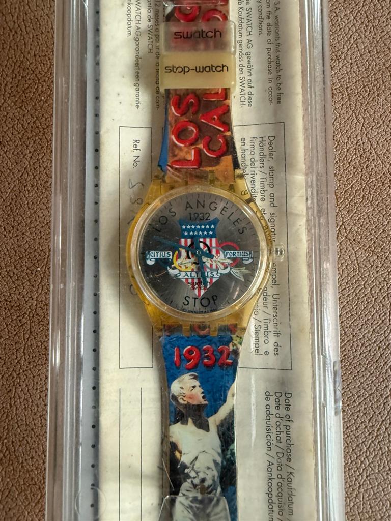 Swatch - stopwatch, Enlèvement ou Envoi, Comme neuf, Montre-bracelet, Swatch