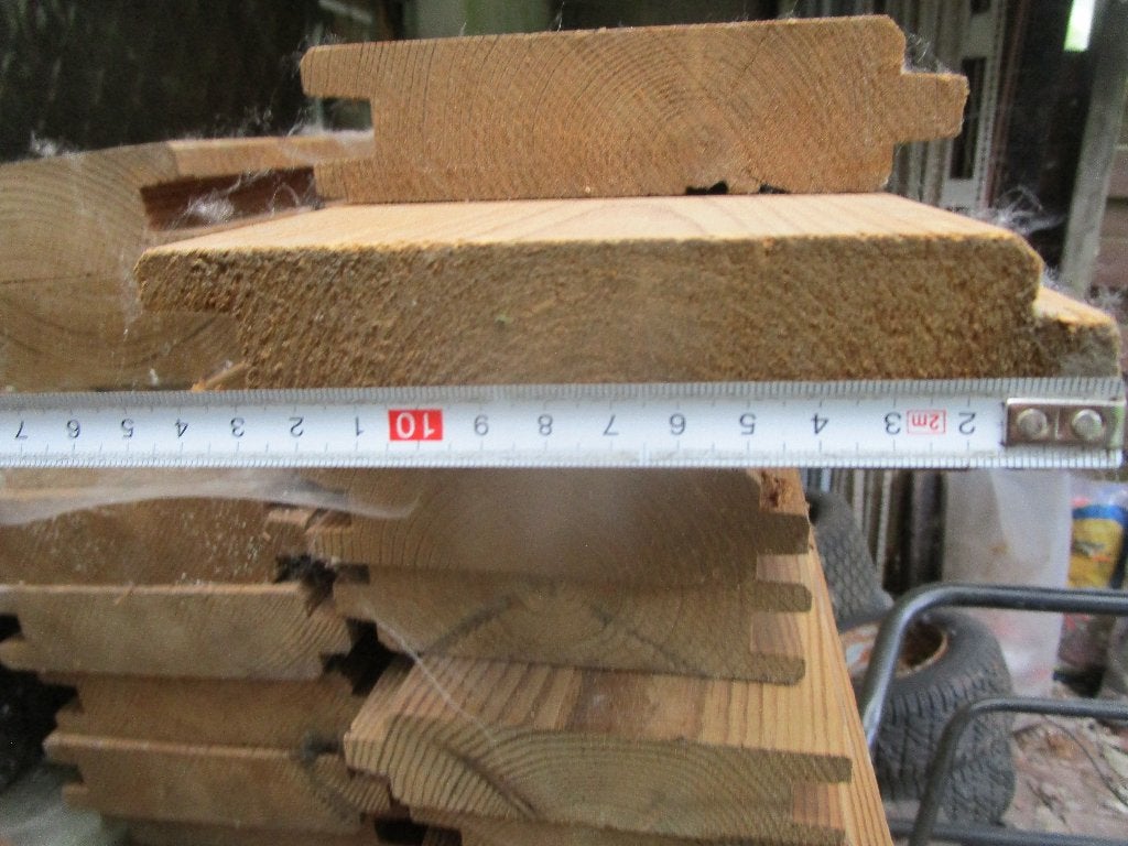 tand en groove planken, Doe-het-zelf en Bouw, Hout en Planken, 25 tot 50 mm, Nieuw, 200 tot 250 cm, Plank