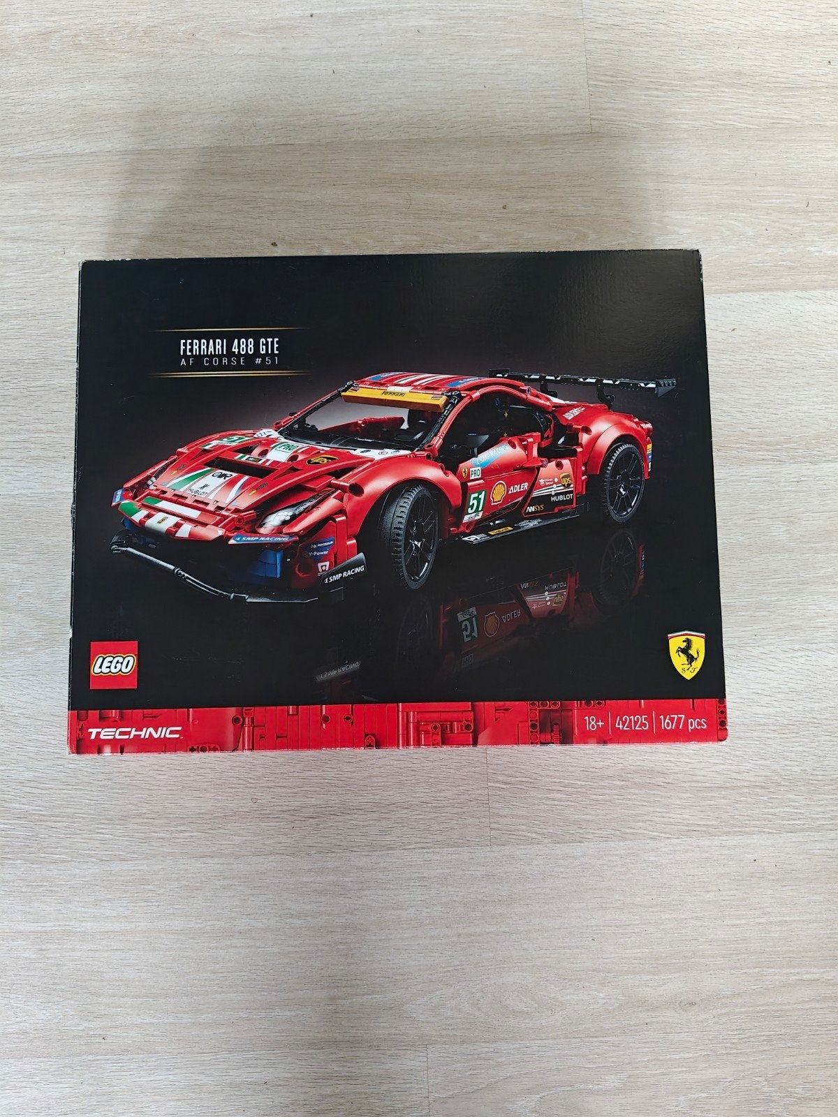 Lego 42125 Ferrari 488 GTE AF Corse #51, Enlèvement ou Envoi, Lego, Ensemble complet, Comme neuf