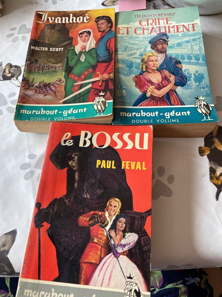 Lot de 3 livres collection Marabout, Enlèvement ou Envoi, Belgique, Utilisé, Divers auteurs