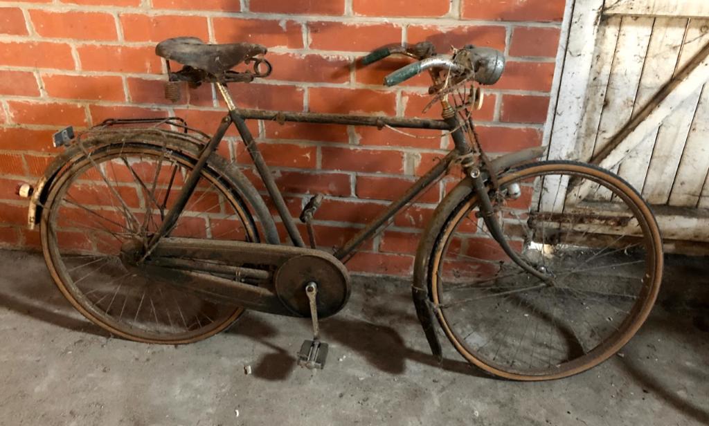 Raleigh oldtimer +/- 1953, Ophalen, Raleigh, Jaren '50