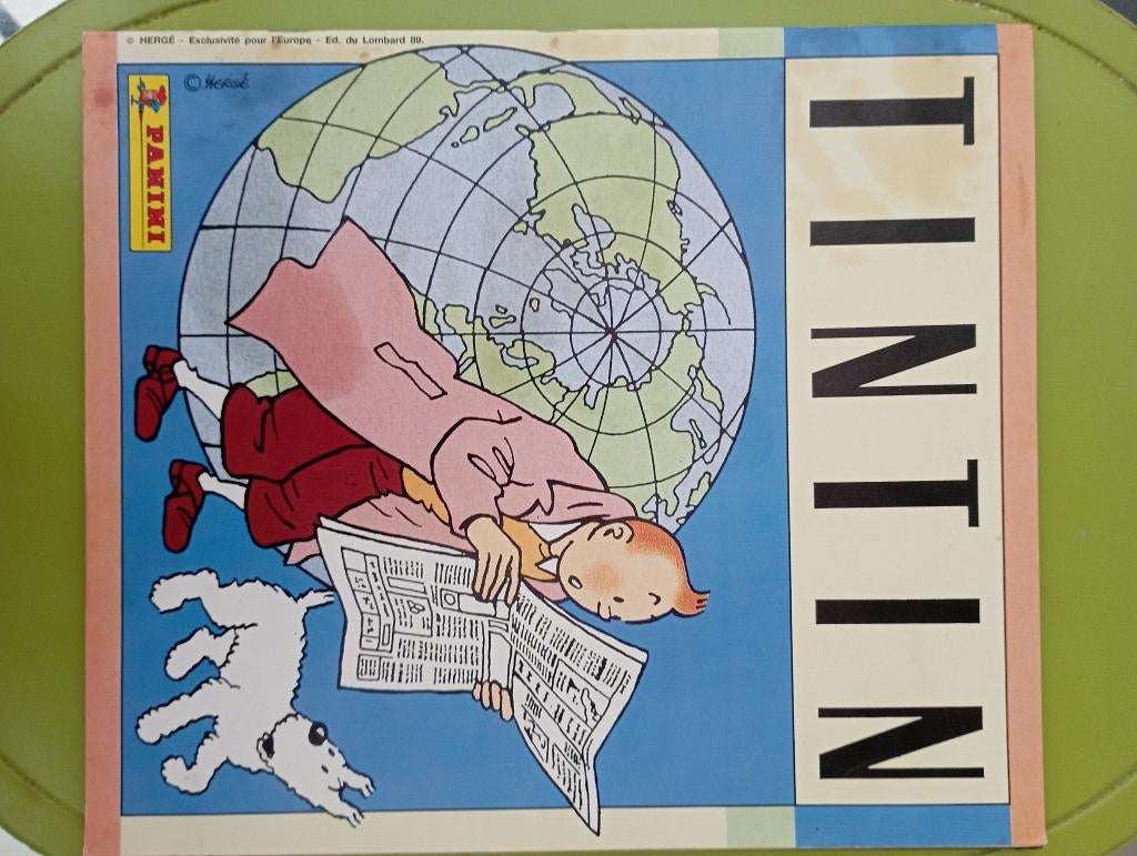 Album panini tintin 1989 complet, Envoi, Utilisé