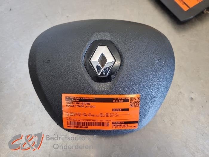 Airbag links (Stuur) van een Renault Trafic, Gebruikt, -, Renault, -