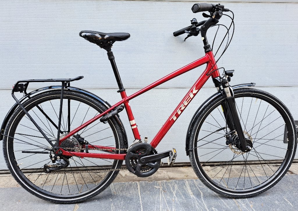 Trek verve2 unisexe état comme neuf prix500€0489813734, Fietsen en Brommers, Versnellingen, 49 tot 53 cm, Zo goed als nieuw, Schijfrem