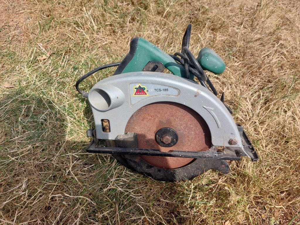 Cirkelzaag Top Craft TCS-185, Doe-het-zelf en Bouw, Ophalen, Gebruikt, Cirkelzaag, Top craft