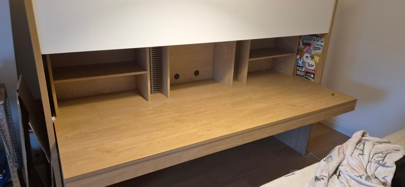 Halfhoogslaper met werkplaats, Ophalen, Zo goed als nieuw, Halfhoogslaper