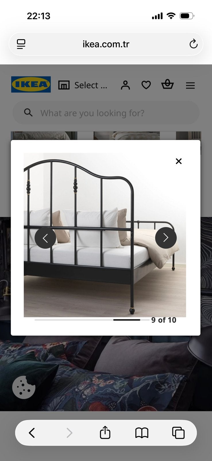Ikea Sagstua bedframe, Enlèvement, Comme neuf