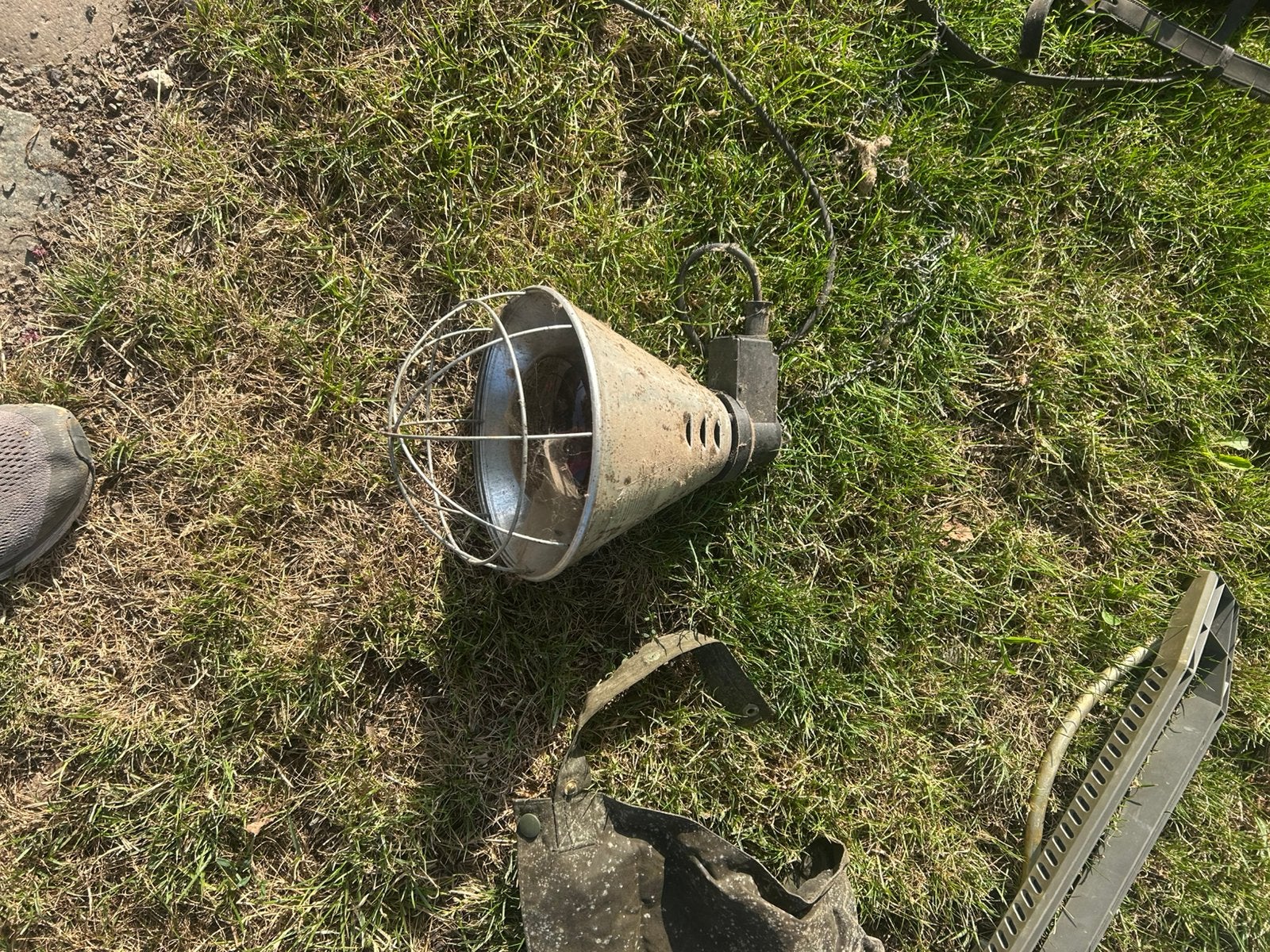 Infrarood lamp in houder aan ketting, Dieren en Toebehoren, Ophalen