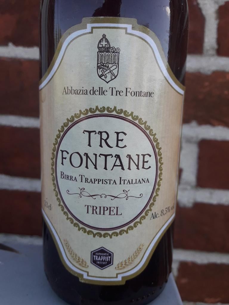 Tre Fontane trippel trappisten bier 4 stuks, Collections, Marques de bière, Enlèvement, Bouteille(s), Autres marques