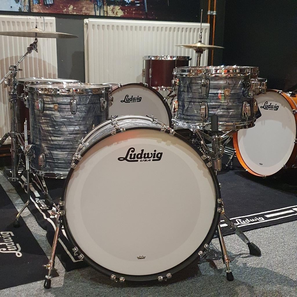 Ludwig USA Classic maple: sky Blue pearl in 12/16/22, Ophalen of Verzenden, Ludwig