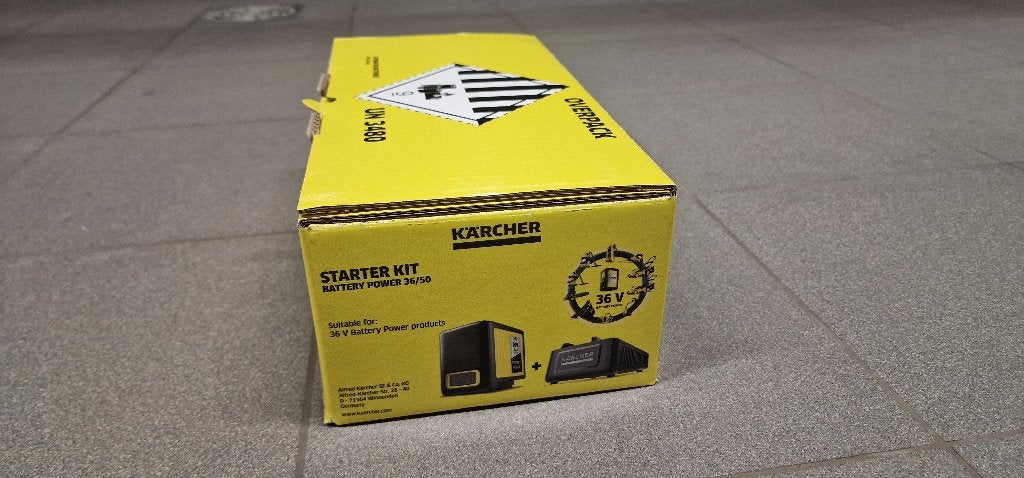 Karcher battery 36V + lader, Ophalen of Verzenden, Nieuw