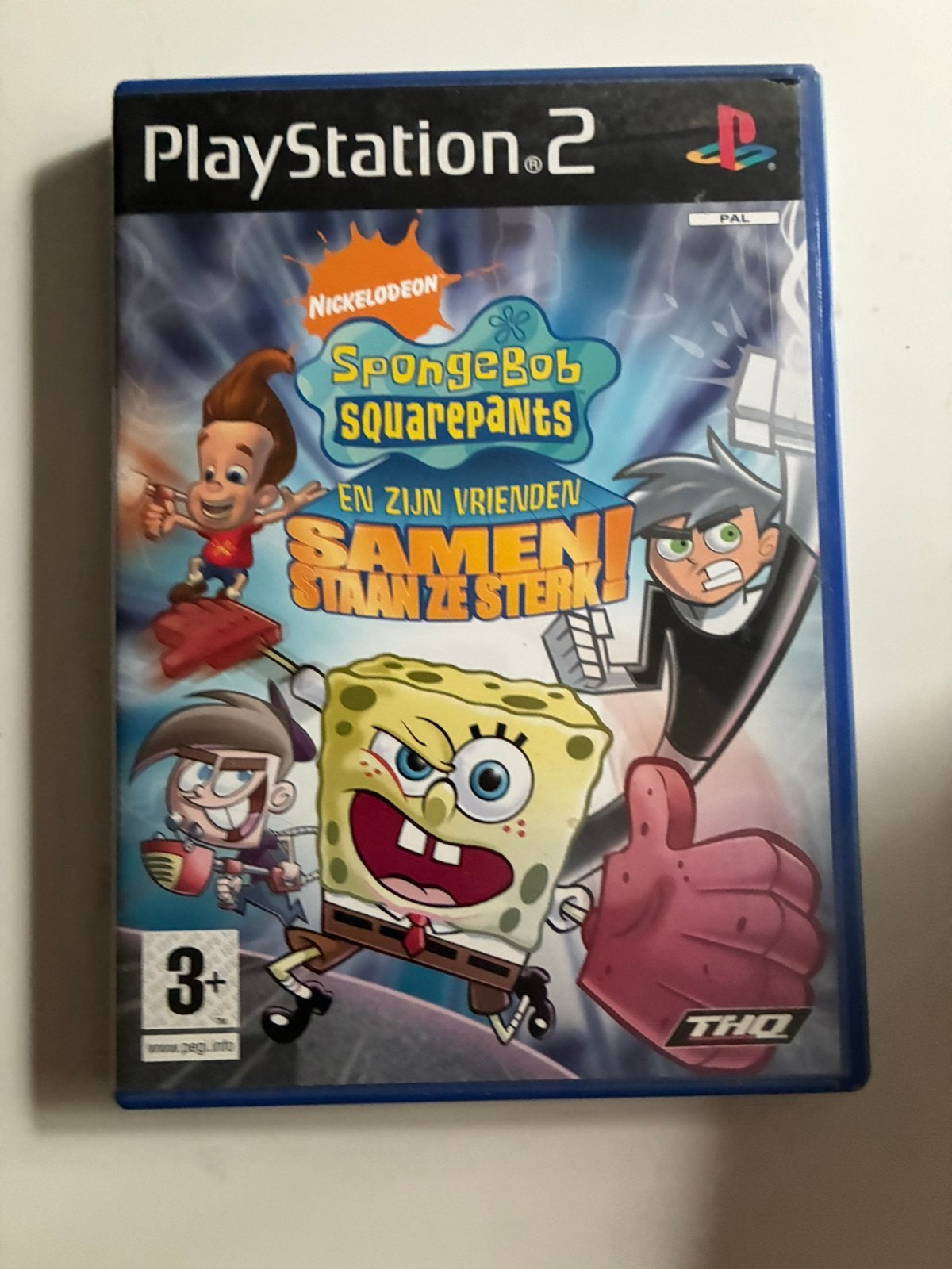 SpongeBob SquarePants en zijn vrienden staan sterk PS2, Enlèvement ou Envoi, Comme neuf