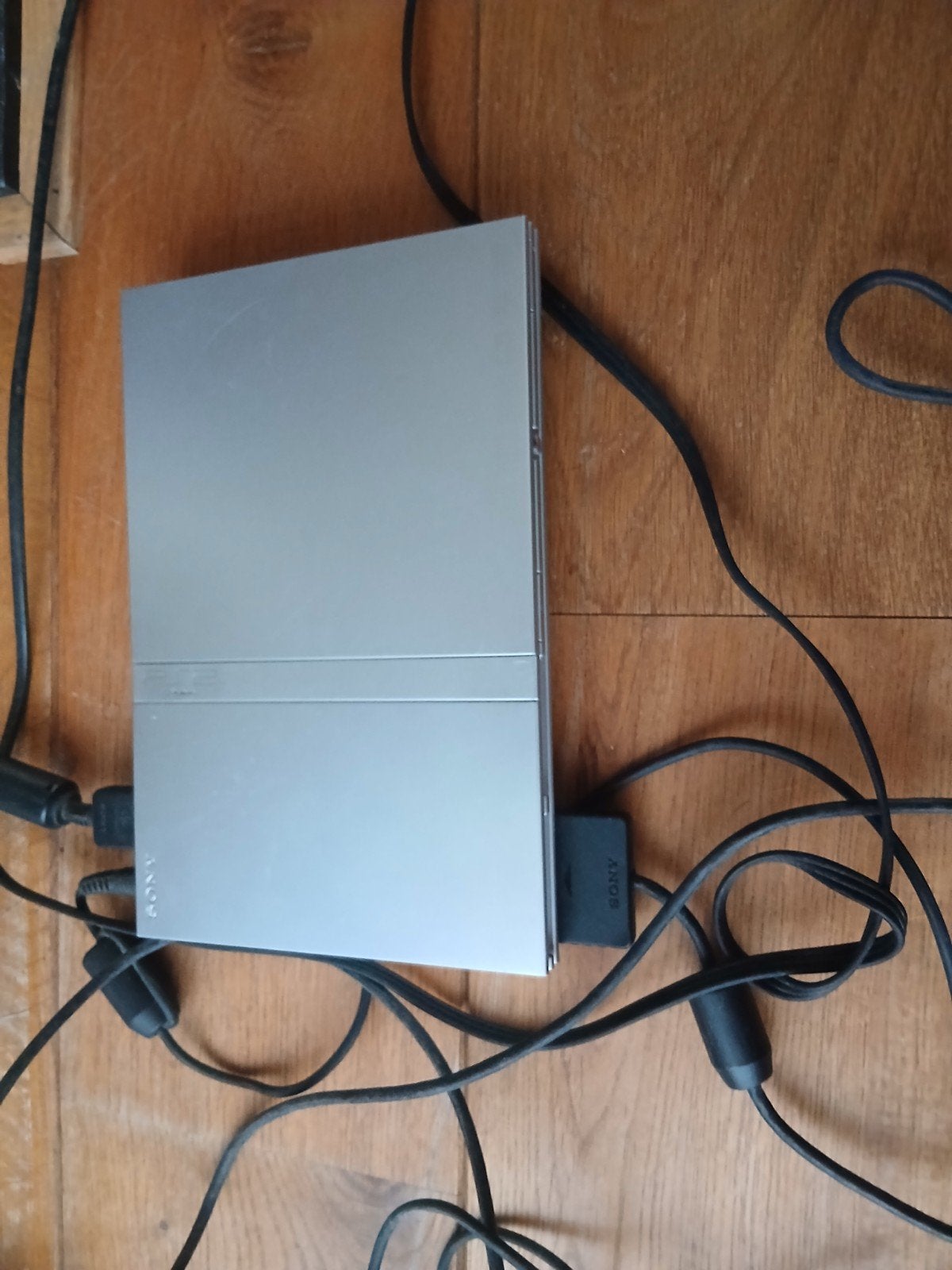ps2 slim, satin silver + controller + games + tas en kabels, Ophalen, Gebruikt, Overige kleuren, Met games