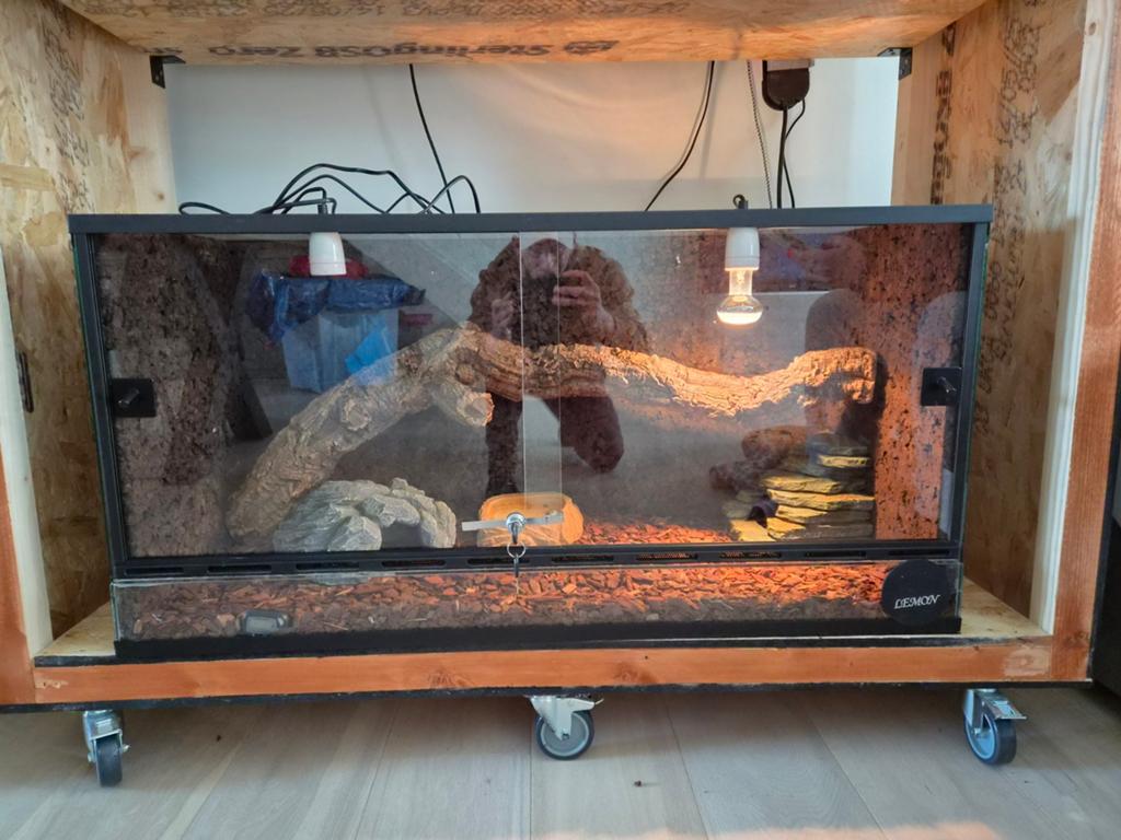 Terrarium 100x50x40, Dieren en Toebehoren, Ophalen