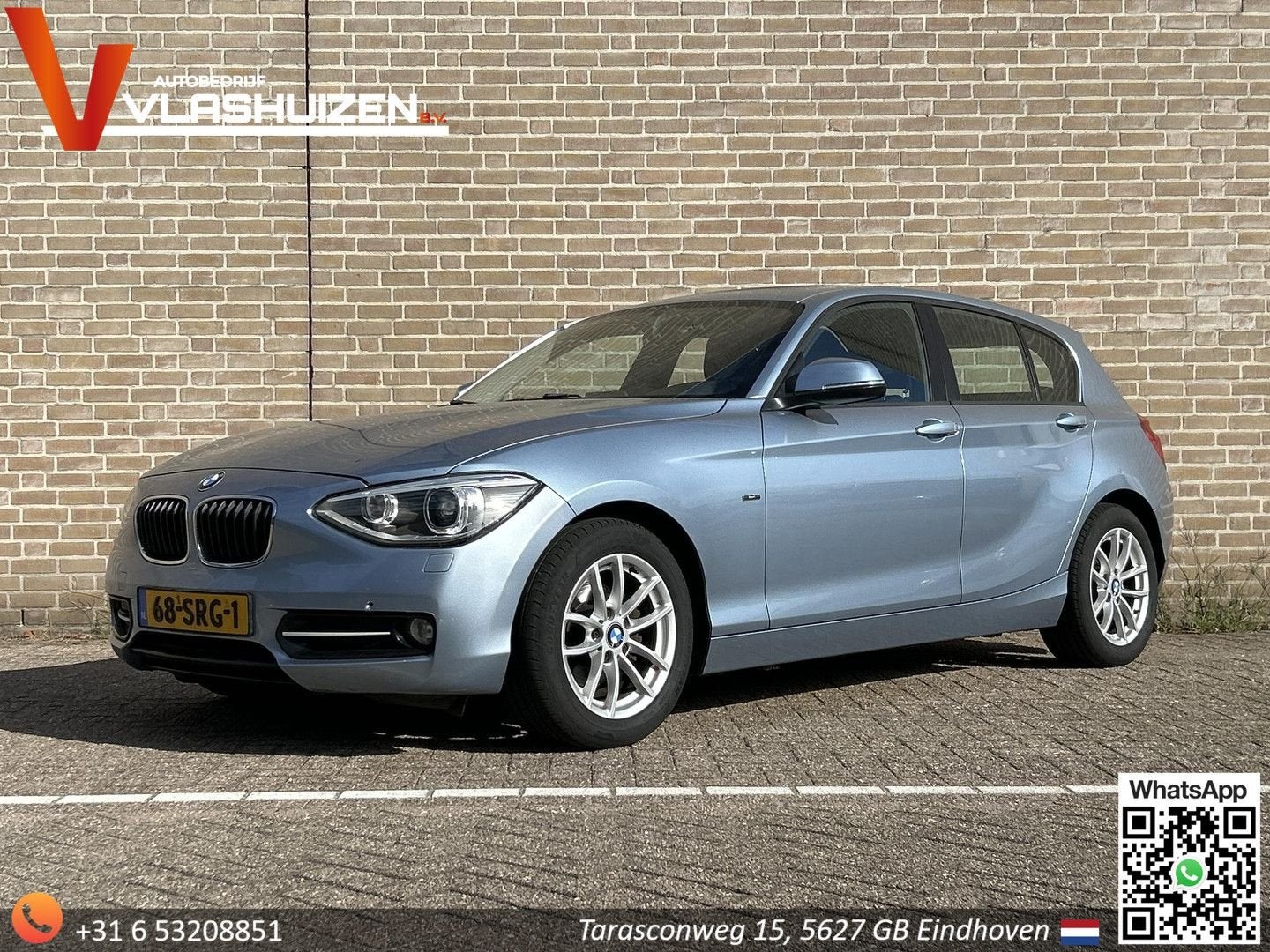 BMW 116 1-serie 116i Business, 1 Reeks, Blauw, Bedrijf, Grijs