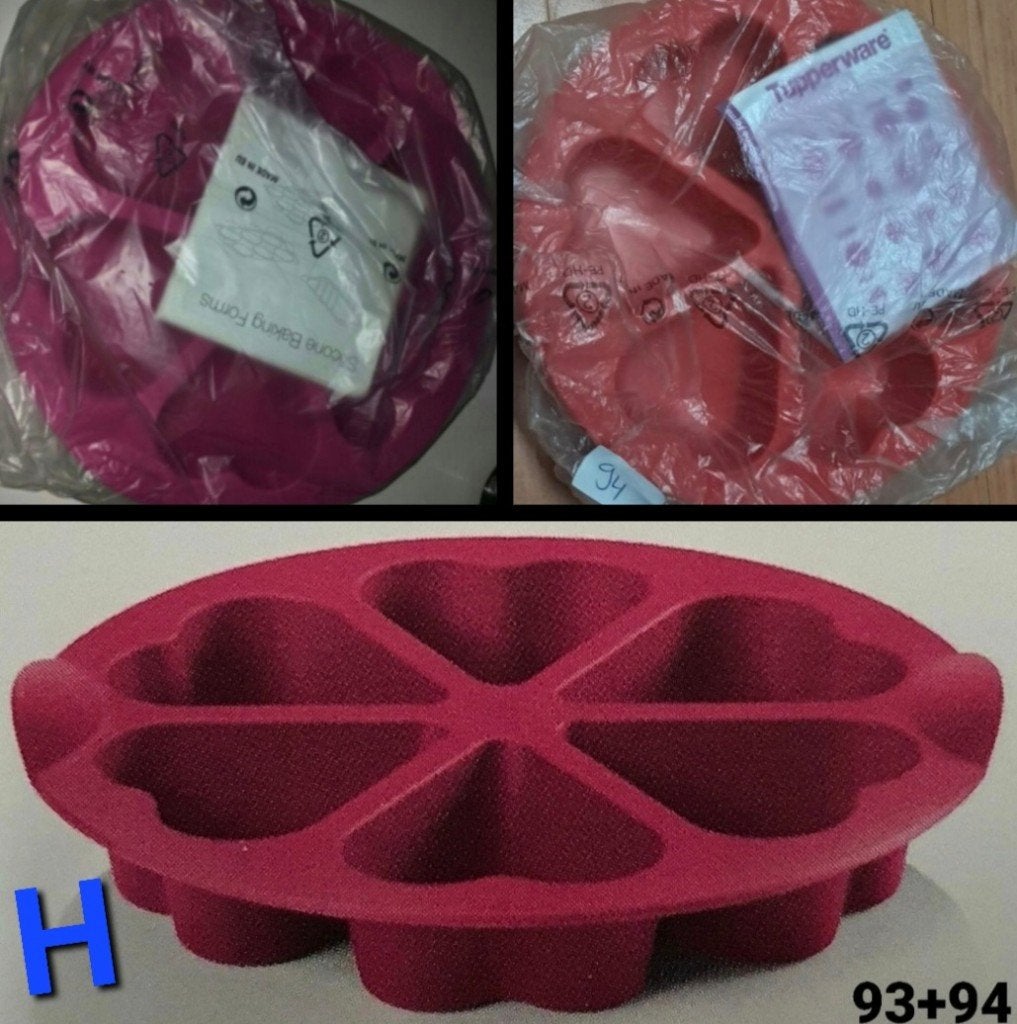 Tupperware MFV Siliconen Bakvormen (2), Overige kleuren, BPA-vrij, Overige typen, Nieuw