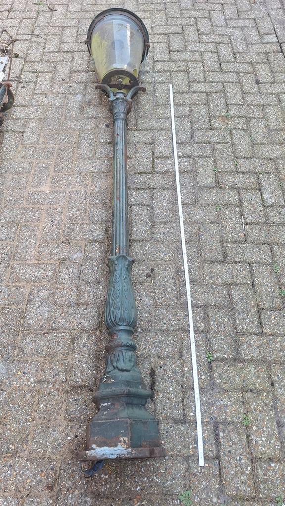 Antieke lantaarnpalen, Tuin en Terras, Ophalen, Gebruikt, IJzer, Staande lamp