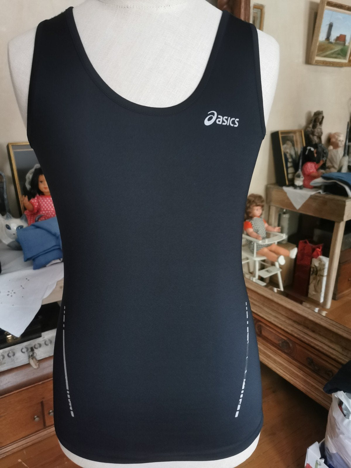 Dames basket top van Oasics, Zwart, Overige typen, Ophalen of Verzenden, Zo goed als nieuw