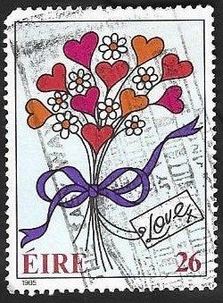 1 Postzegel Ierland 1985 LOVE-zegels, Ophalen of Verzenden, Ierland, Gestempeld
