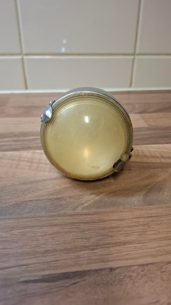 Fietslamp koplamp werkt op dynamo, Antiek en Kunst, Ophalen