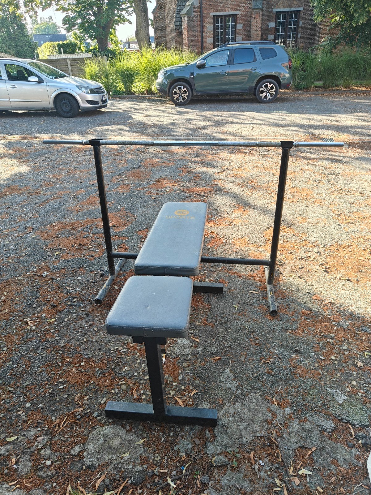 Banquette avec support et barre 220 cm, Enlèvement
