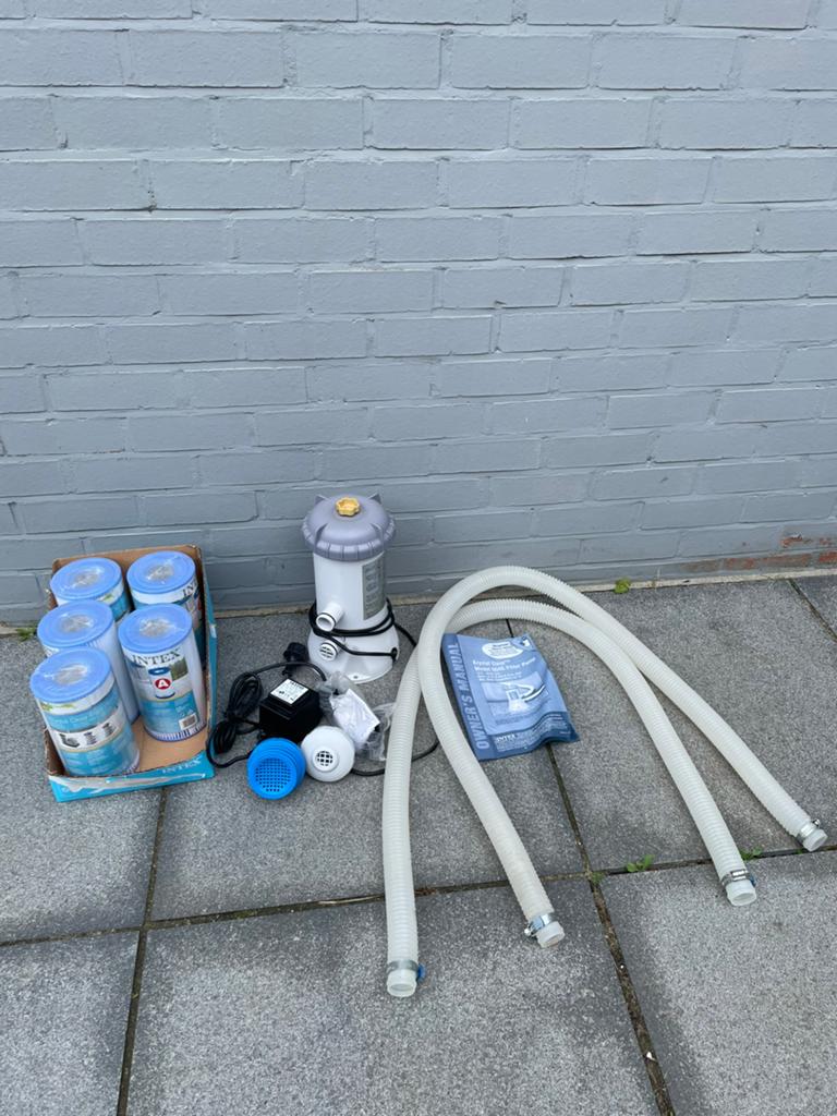 Filter pomp voor intex zwembad, Tuin en Terras, Zwembaden, Ophalen, Zo goed als nieuw